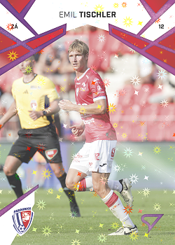 Emil Tischler Pardubice SportZoo Chance Liga 2024/25 1. serie Cosmic Pink #142