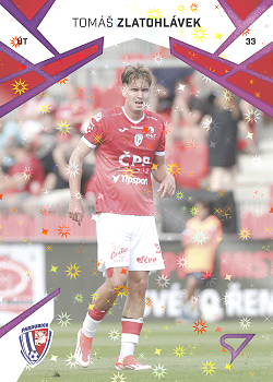 Tomas Zlatohlavek Pardubice SportZoo Chance Liga 2024/25 1. serie Cosmic Pink #144