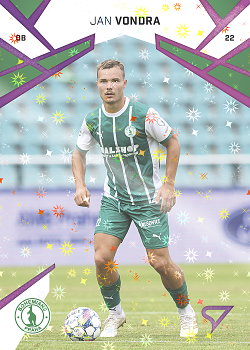 Jan Vondra Bohemians Praha SportZoo Chance Liga 2024/25 1. serie Cosmic Pink #148
