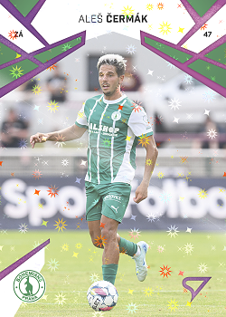 Ales Cermak Bohemians Praha SportZoo Chance Liga 2024/25 1. serie Cosmic Pink #149
