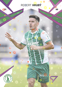 Robert Hruby Bohemians Praha SportZoo Chance Liga 2024/25 1. serie Cosmic Pink #150