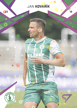 Jan Kovarik Bohemians Praha SportZoo Chance Liga 2024/25 1. serie Cosmic Pink #151