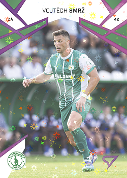 Vojtech Smrz Bohemians Praha SportZoo Chance Liga 2024/25 1. serie Cosmic Pink #153