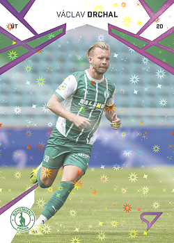 Vaclav Drchal Bohemians Praha SportZoo Chance Liga 2024/25 1. serie Cosmic Pink #154