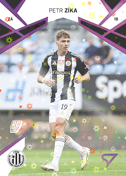 Petr Zika Ceske Budejovice SportZoo Chance Liga 2024/25 1. serie Cosmic Pink #178