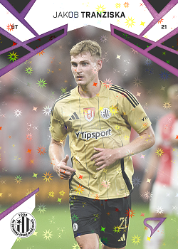 Jakob Tranziska Ceske Budejovice SportZoo Chance Liga 2024/25 1. serie Cosmic Pink #180