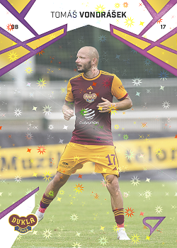 Tomas Vondrasek Dukla Praha SportZoo Chance Liga 2024/25 1. serie Cosmic Pink #184