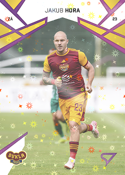 Jakub Hora Dukla Praha SportZoo Chance Liga 2024/25 1. serie Cosmic Pink #186