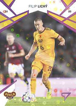 Filip Lichy Dukla Praha SportZoo Chance Liga 2024/25 1. serie Cosmic Pink #188