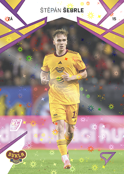 Stepan Sebrle Dukla Praha SportZoo Chance Liga 2024/25 1. serie Cosmic Pink #190