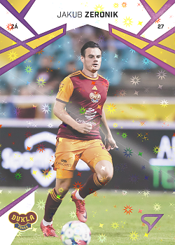 Jakub Zeronik Dukla Praha SportZoo Chance Liga 2024/25 1. serie Cosmic Pink #191
