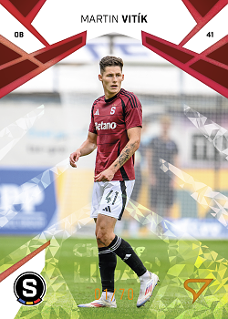 Martin Vitik Sparta Praha SportZoo Chance Liga 2024/25 1. serie Copper Diamond /70 #5