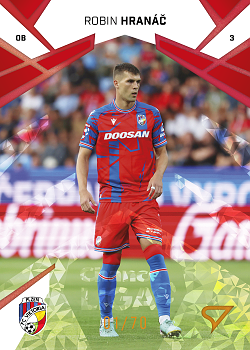 Robin Hranac Viktoria Plzen SportZoo Chance Liga 2024/25 1. serie Copper Diamond /70 #27