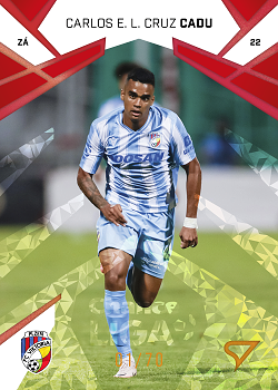 Carlos E. L. Cruz Cadu Viktoria Plzen SportZoo Chance Liga 2024/25 1. serie Copper Diamond /70 #29