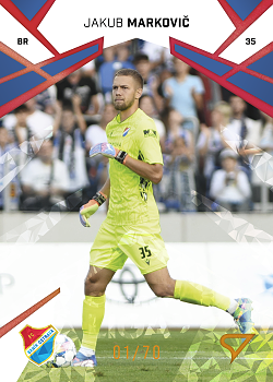 Jakub Markovic Banik Ostrava SportZoo Chance Liga 2024/25 1. serie Copper Diamond /70 #37