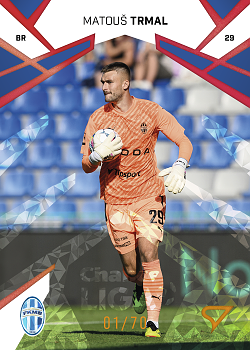 Matous Trmal Mlada Boleslav SportZoo Chance Liga 2024/25 1. serie Copper Diamond /70 #49