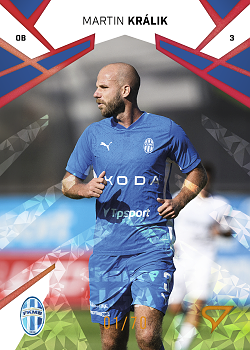 Martin Kralik Mlada Boleslav SportZoo Chance Liga 2024/25 1. serie Copper Diamond /70 #52