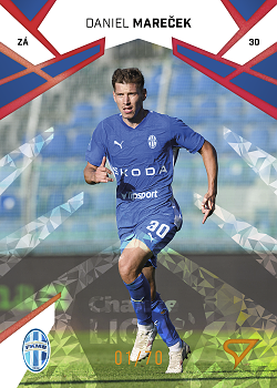 Daniel Marecek Mlada Boleslav SportZoo Chance Liga 2024/25 1. serie Copper Diamond /70 #55