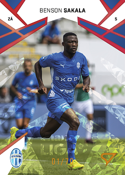 Benson Sakala Mlada Boleslav SportZoo Chance Liga 2024/25 1. serie Copper Diamond /70 #57