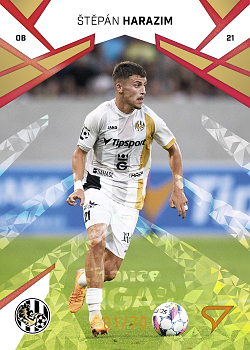 Stepan Harazim Hradec Kralove SportZoo Chance Liga 2024/25 1. serie Copper Diamond /70 #75