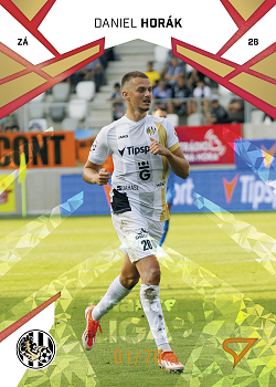 Daniel Horak Hradec Kralove SportZoo Chance Liga 2024/25 1. serie Copper Diamond /70 #79