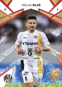Vaclav Pilar Hradec Kralove SportZoo Chance Liga 2024/25 1. serie Copper Diamond /70 #81