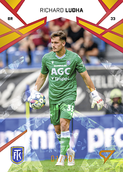 Richard Ludha Teplice SportZoo Chance Liga 2024/25 1. serie Copper Diamond /70 #85