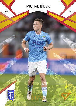 Michal Bilek Teplice SportZoo Chance Liga 2024/25 1. serie Copper Diamond /70 #90