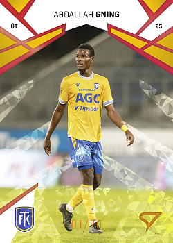 Abdallah Gning Teplice SportZoo Chance Liga 2024/25 1. serie Copper Diamond /70 #94