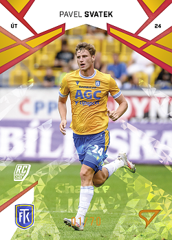 Pavel Svatek Teplice SportZoo Chance Liga 2024/25 1. serie Copper Diamond /70 #95