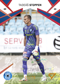 Tadeas Stoppen Sigma Olomouc SportZoo Chance Liga 2024/25 1. serie Copper Diamond /70 #109