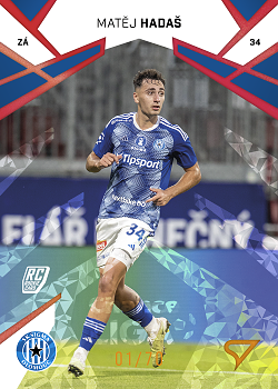 Matej Hadas Sigma Olomouc SportZoo Chance Liga 2024/25 1. serie Copper Diamond /70 #114