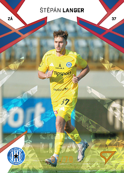 Stepan Langer Sigma Olomouc SportZoo Chance Liga 2024/25 1. serie Copper Diamond /70 #115