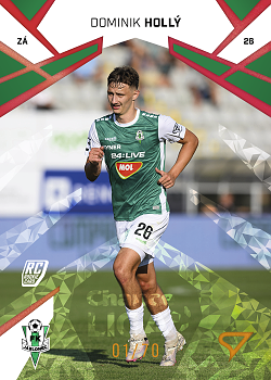 Dominik Holly Jablonec SportZoo Chance Liga 2024/25 1. serie Copper Diamond /70 #128