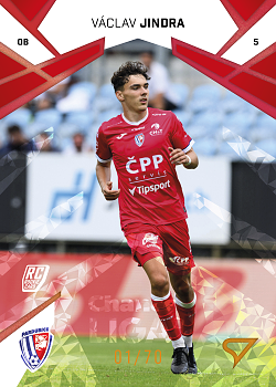 Vaclav Jindra Pardubice SportZoo Chance Liga 2024/25 1. serie Copper Diamond /70 #134