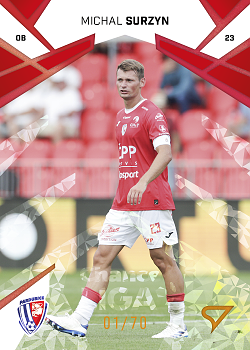 Michal Surzyn Pardubice SportZoo Chance Liga 2024/25 1. serie Copper Diamond /70 #136