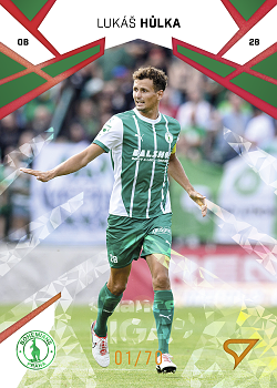 Lukas Hulka Bohemians Praha SportZoo Chance Liga 2024/25 1. serie Copper Diamond /70 #146