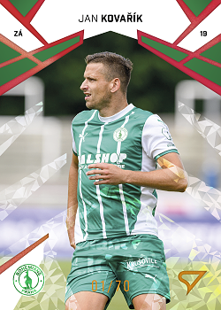Jan Kovarik Bohemians Praha SportZoo Chance Liga 2024/25 1. serie Copper Diamond /70 #151