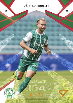 Vaclav Drchal Bohemians Praha SportZoo Chance Liga 2024/25 1. serie Copper Diamond /70 #154