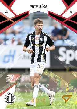 Petr Zika Ceske Budejovice SportZoo Chance Liga 2024/25 1. serie Copper Diamond /70 #178