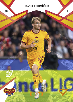 David Ludvicek Dukla Praha SportZoo Chance Liga 2024/25 1. serie Copper Diamond /70 #183