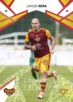 Jakub Hora Dukla Praha SportZoo Chance Liga 2024/25 1. serie Copper Diamond /70 #186