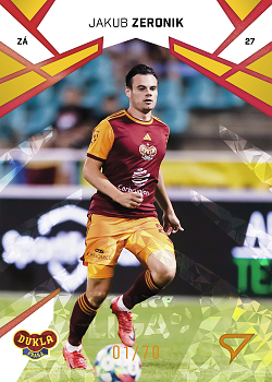 Jakub Zeronik Dukla Praha SportZoo Chance Liga 2024/25 1. serie Copper Diamond /70 #191