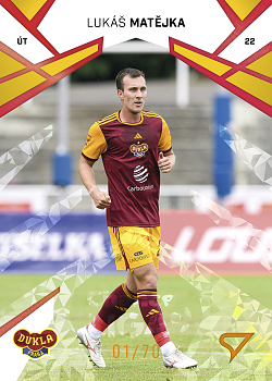Lukas Matejka Dukla Praha SportZoo Chance Liga 2024/25 1. serie Copper Diamond /70 #192