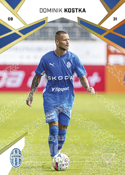 Dominik Kostka Mlada Boleslav SportZoo Chance Liga 2024/25 1. serie Gold Glitter /25 #50