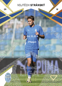 Vojtech Stransky Mlada Boleslav SportZoo Chance Liga 2024/25 1. serie Gold Glitter /25 #58