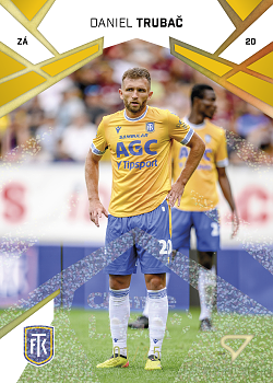 Daniel Trubac Teplice SportZoo Chance Liga 2024/25 1. serie Gold Glitter /25 #93
