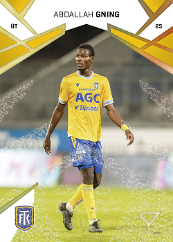 Abdallah Gning Teplice SportZoo Chance Liga 2024/25 1. serie Gold Glitter /25 #94