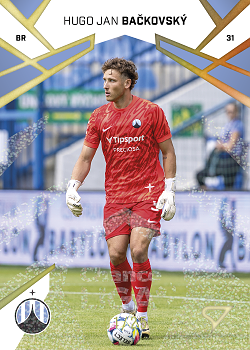 Hugo Jan Backovsky Liberec SportZoo Chance Liga 2024/25 1. serie Gold Glitter /25 #97