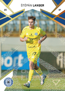 Stepan Langer Sigma Olomouc SportZoo Chance Liga 2024/25 1. serie Gold Glitter /25 #115